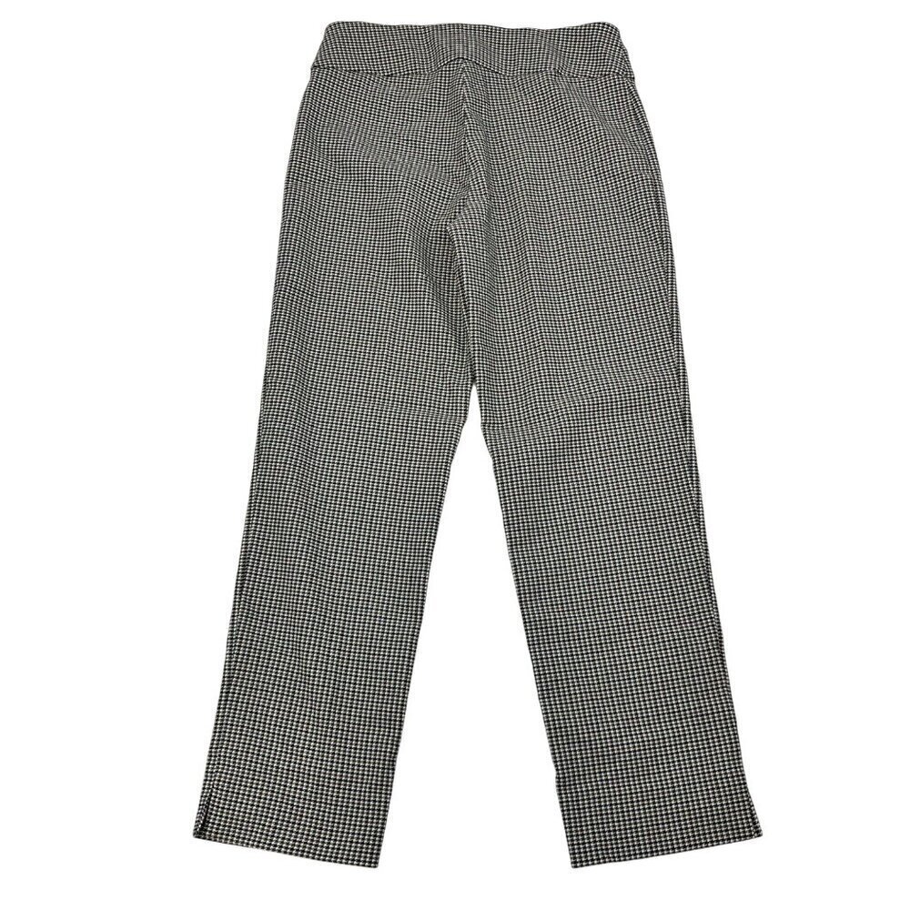 Zac & Rachel Women’s Pull On Dress Pants Straight Leg Multicolor Print Size 8